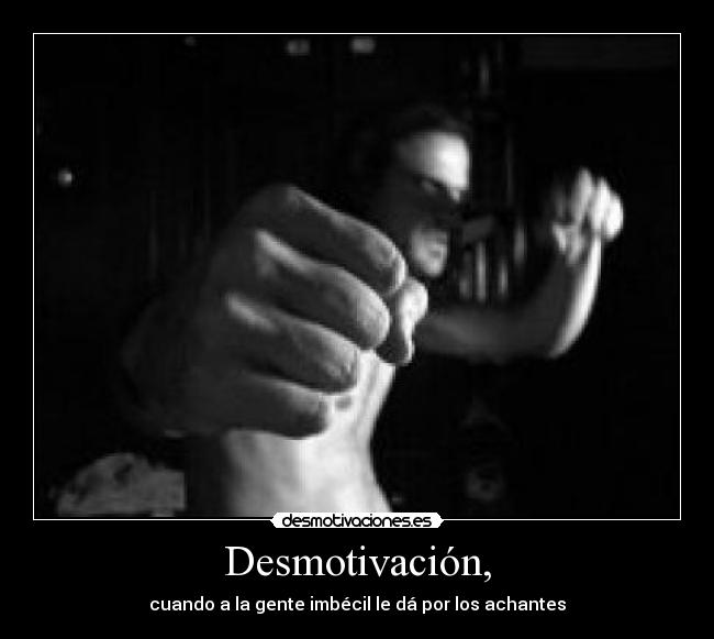 Desmotivación, - 