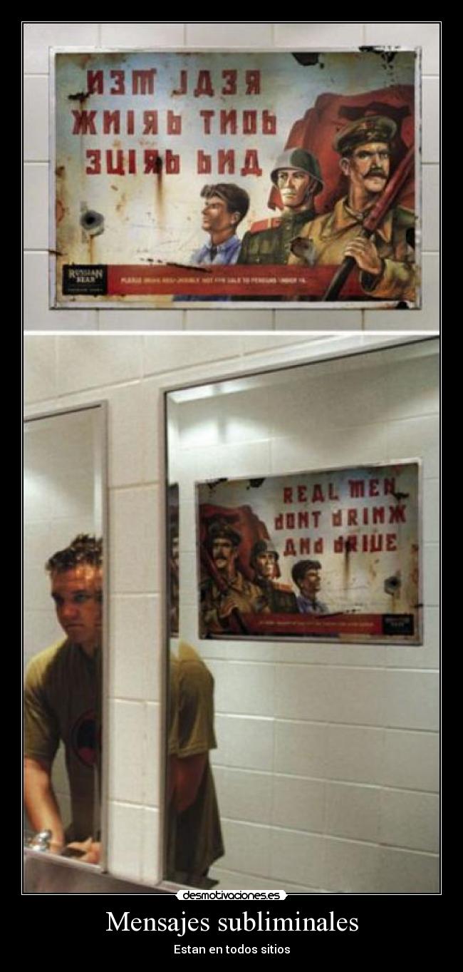 Mensajes subliminales - 