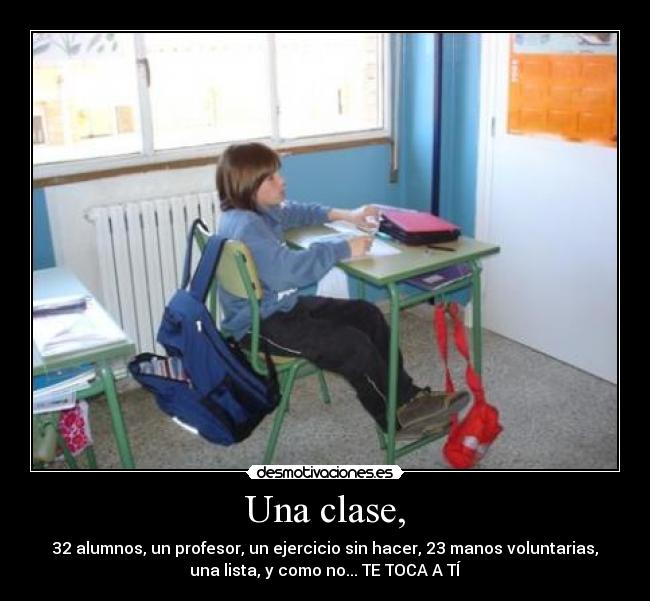 Una clase, - 