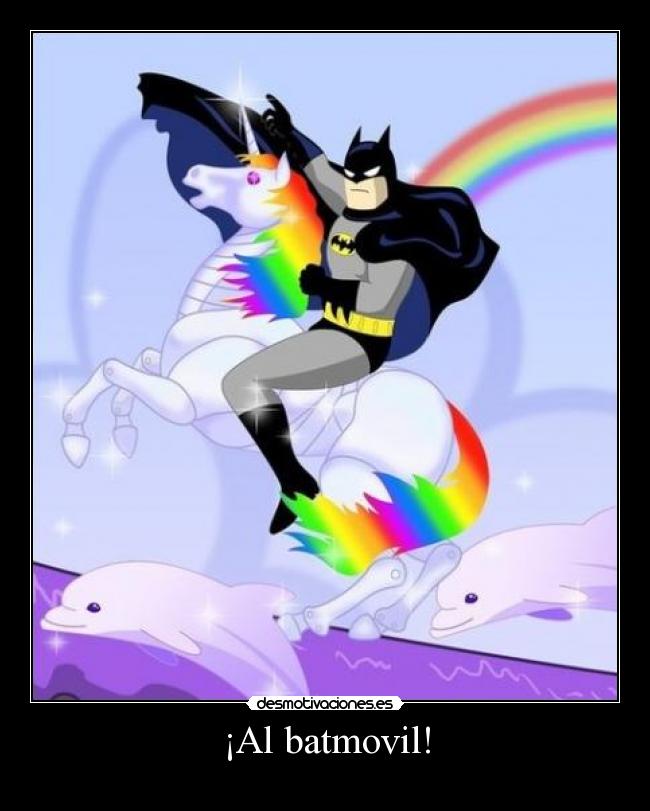 ¡Al batmovil! -