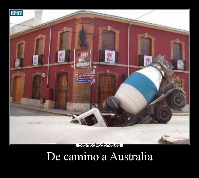 De camino a Australia -