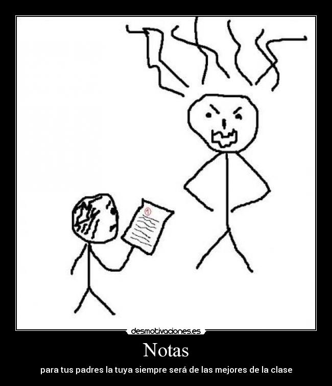 carteles notas padres desmotivaciones