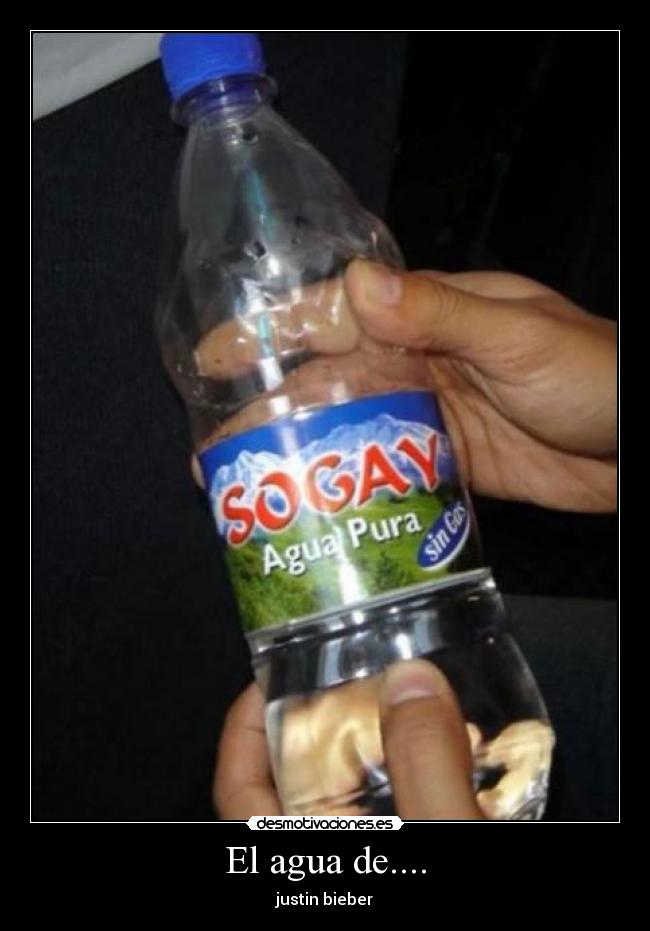 carteles agua de desmotivaciones