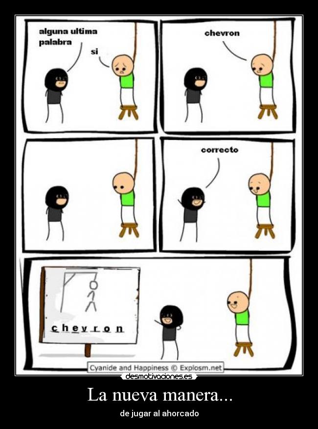 La nueva manera... - de jugar al ahorcado