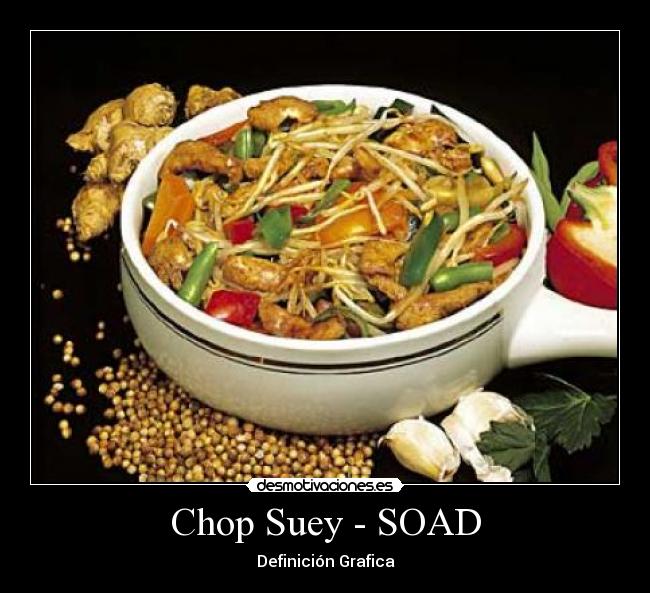 Chop Suey - SOAD - Definición Grafica