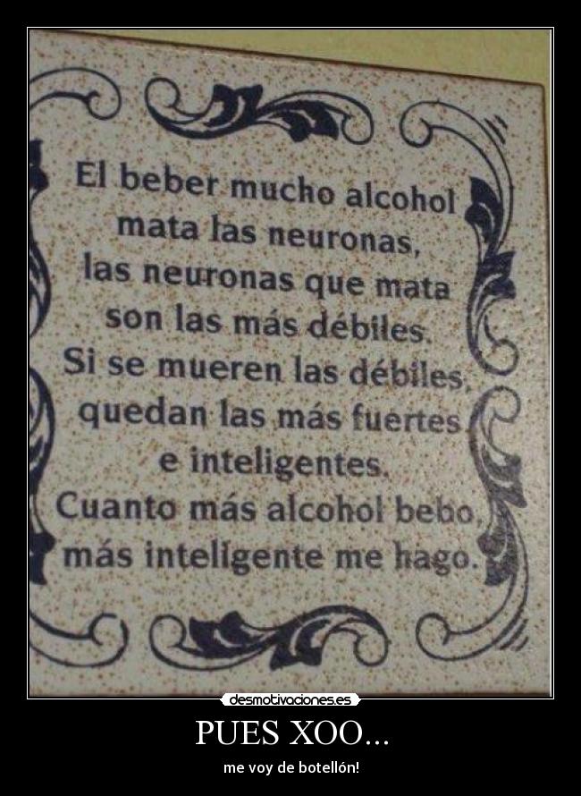 carteles alcohol desmotivaciones