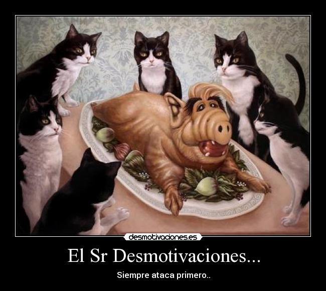 El Sr Desmotivaciones... - Siempre ataca primero..