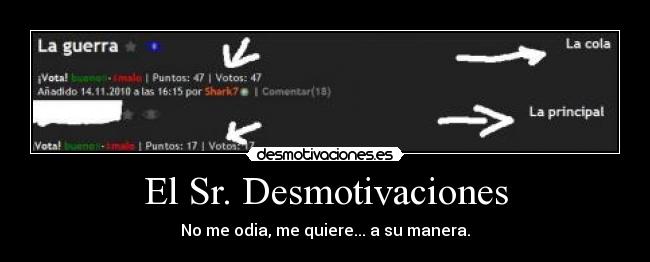 El Sr. Desmotivaciones -