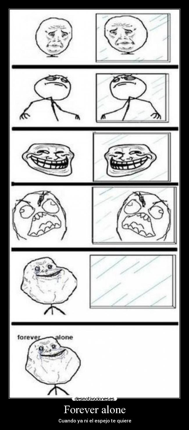 Forever alone - Cuando ya ni el espejo te quiere
