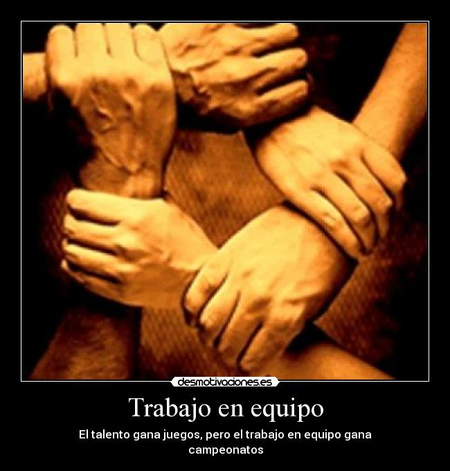 Trabajo en equipo -