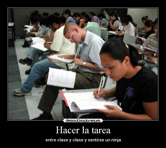 Hacer la tarea - 