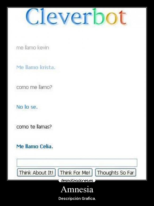 carteles cleverbot desmotivaciones