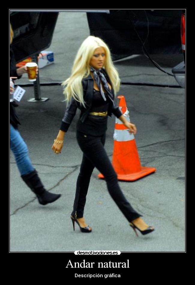 Andar natural - Descripción gráfica