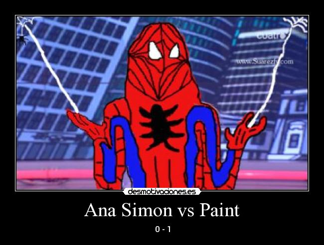 Ana Simon vs Paint -