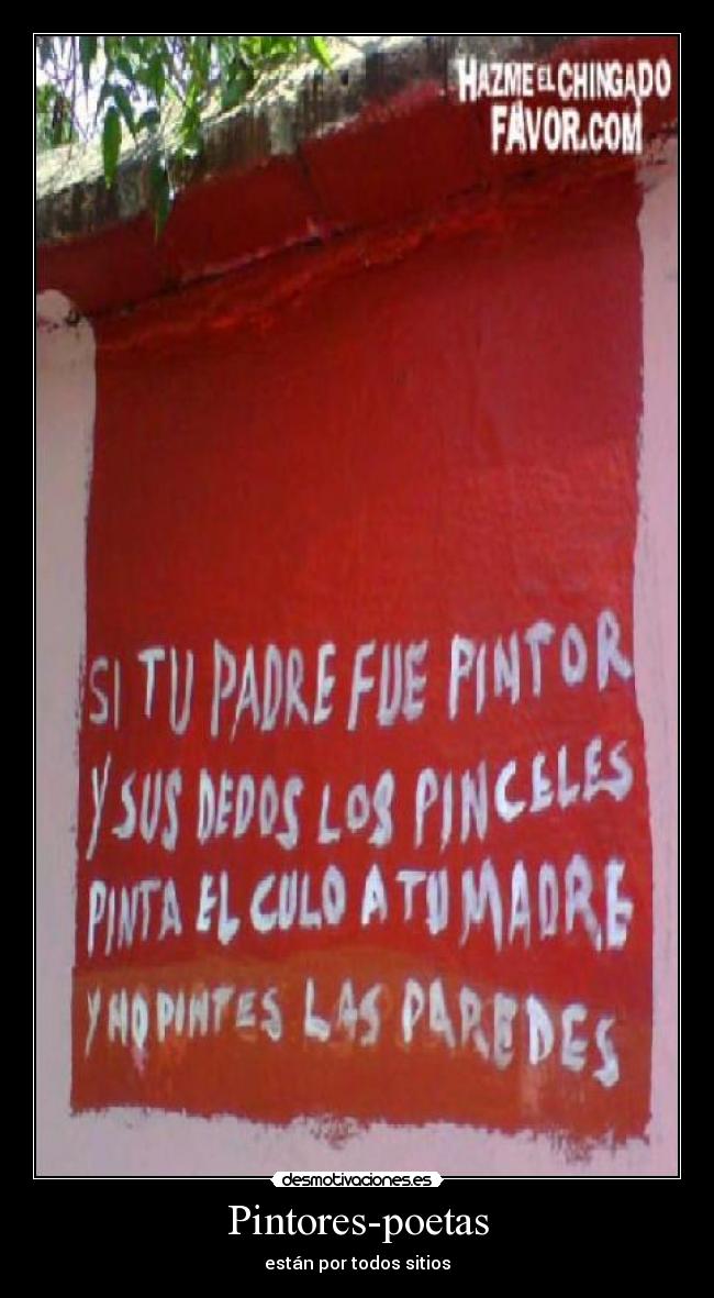 Pintores-poetas - están por todos sitios