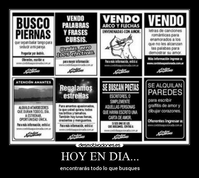 HOY EN DIA... - encontrarás todo lo que busques