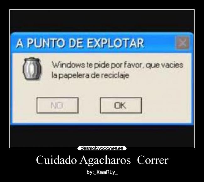 Cuidado Agacharos Correr - by:_XaaRLy_