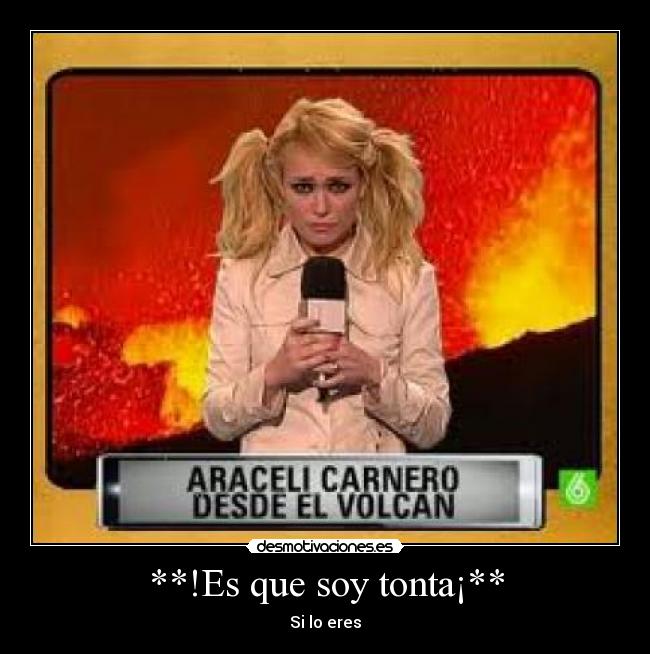 **!Es que soy tonta¡** - 