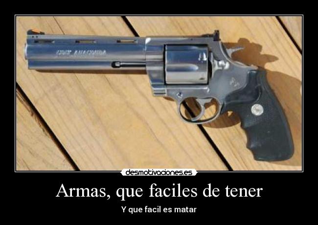 carteles arma desmotivaciones