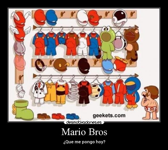 Mario Bros - ¿Que me pongo hoy?