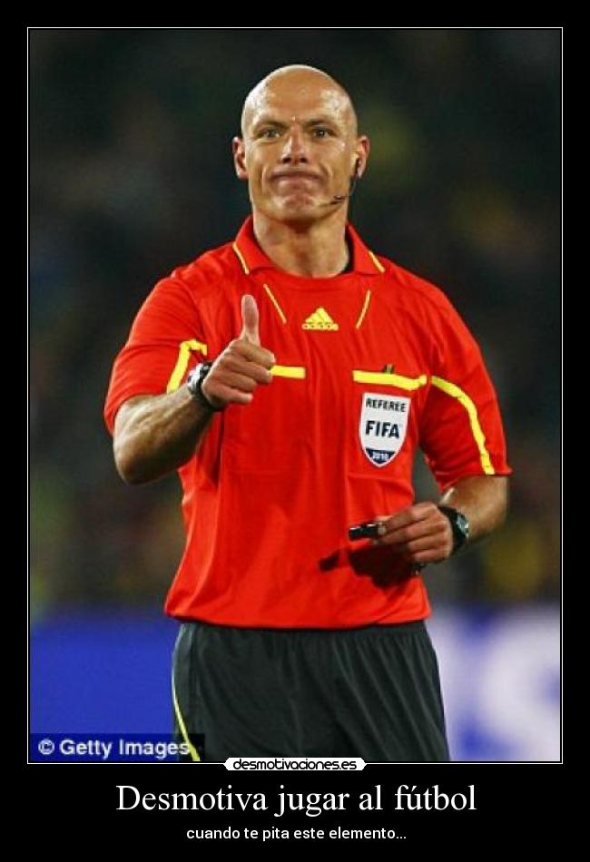 Desmotiva jugar al fútbol - 