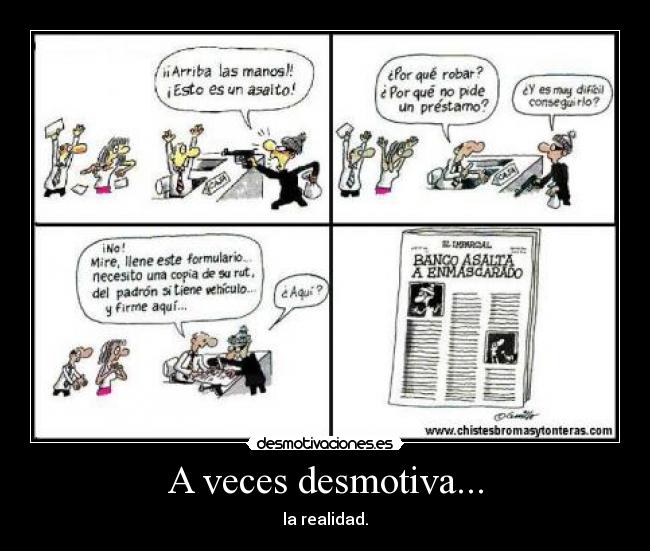 A veces desmotiva... - 