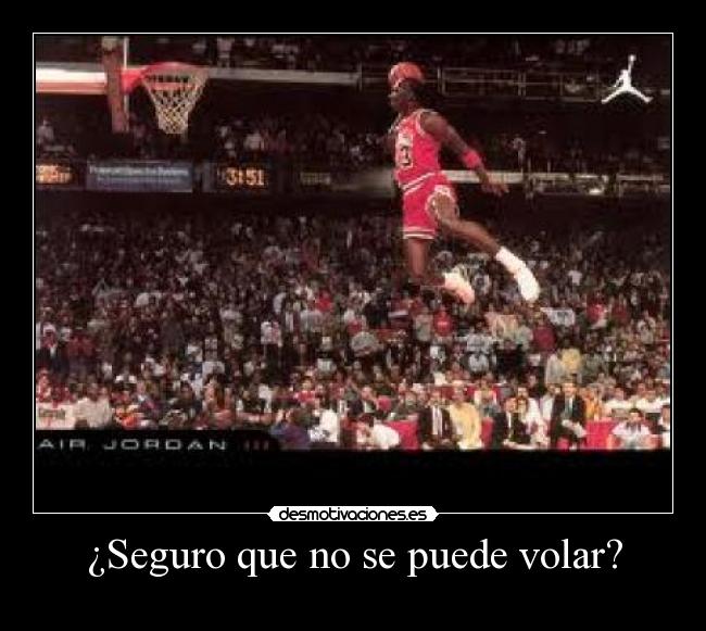¿Seguro que no se puede volar? -