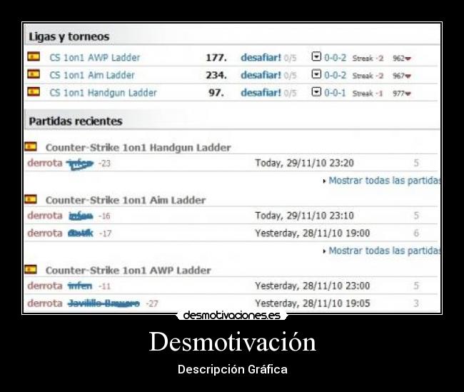 carteles esl counter strike own3d t_t desmotivaciones