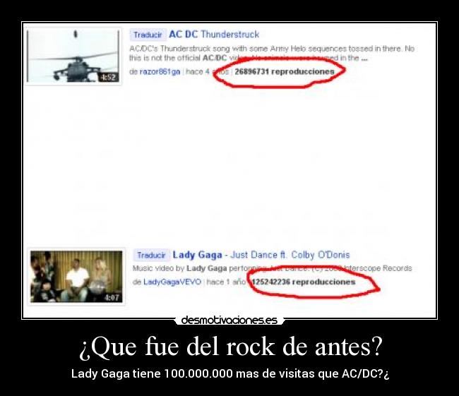 ¿Que fue del rock de antes? -