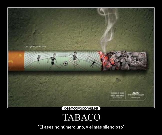 TABACO - El asesino número uno, y el más silencioso