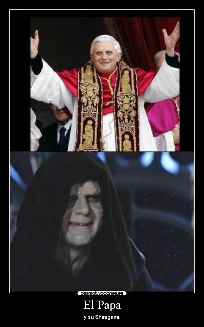 El Papa - y su Shinigami.