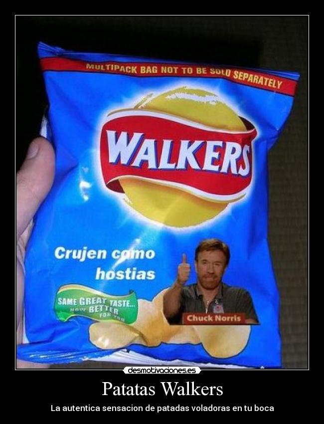 Patatas Walkers - La autentica sensacion de patadas voladoras en tu boca