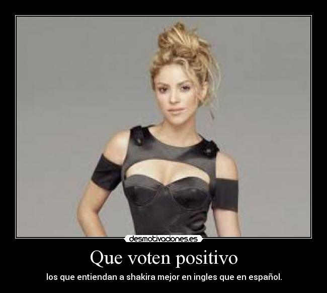 Que voten positivo -