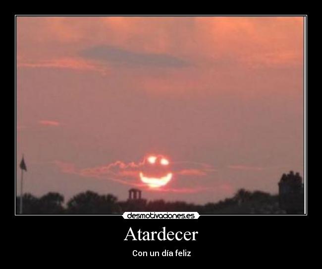 Atardecer -
