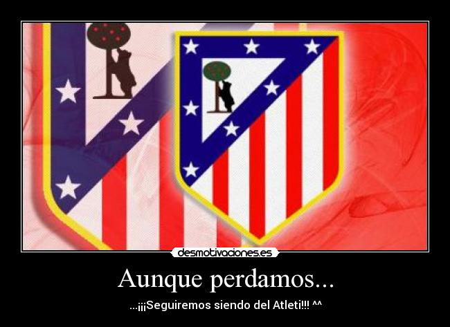 Aunque perdamos... - ...¡¡¡Seguiremos siendo del Atleti!!! ^^