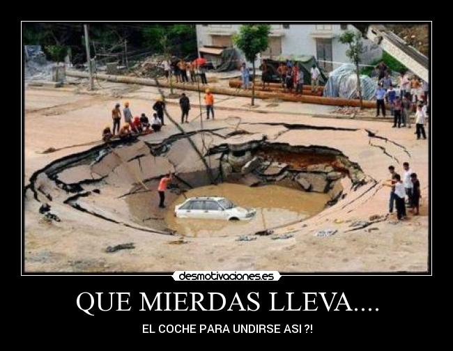QUE MIERDAS LLEVA.... -