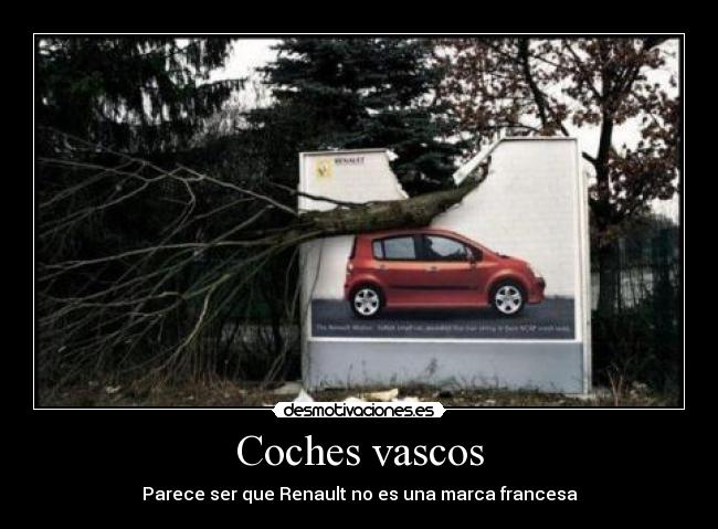 carteles vasco coche renault desmotivaciones