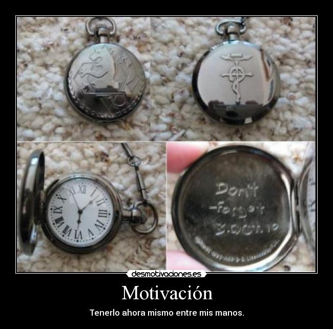 Motivación - Tenerlo ahora mismo entre mis manos.