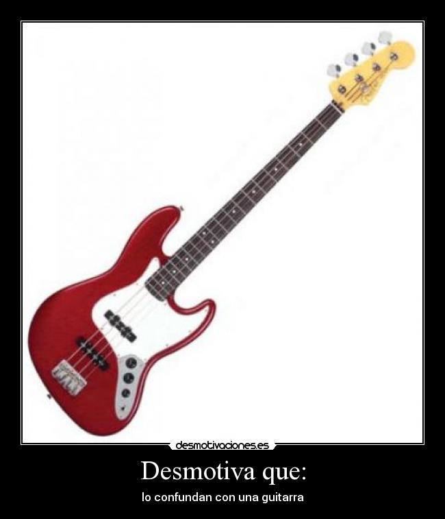 carteles bajo electrico guitarra desmotivaciones