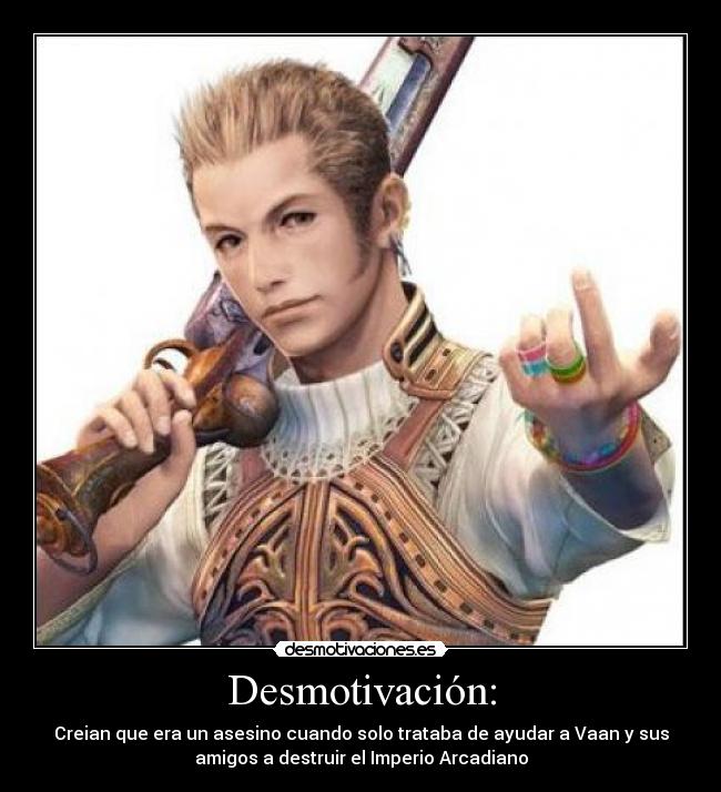 carteles ffxii desmotivaciones