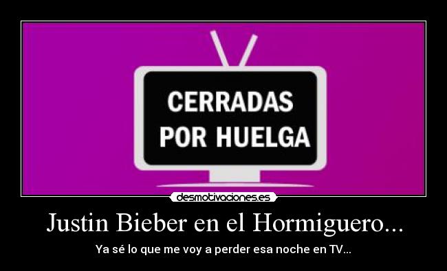 Justin Bieber en el Hormiguero... -