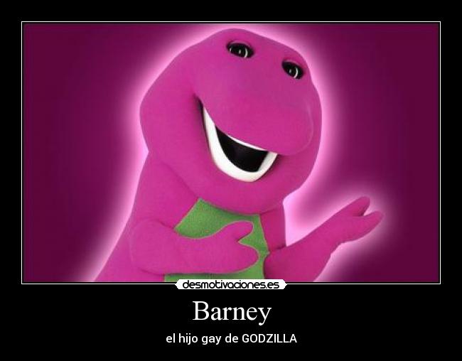 carteles barney desmotivaciones