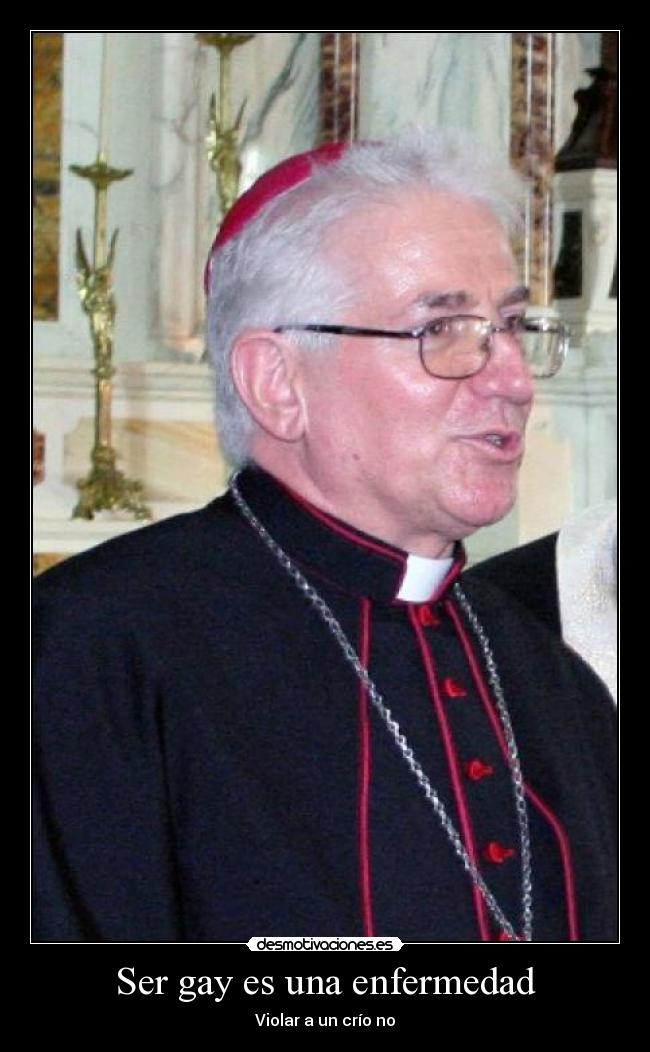 carteles obispo basura ateismo gay orgullo mago mago atlantia desmotivaciones