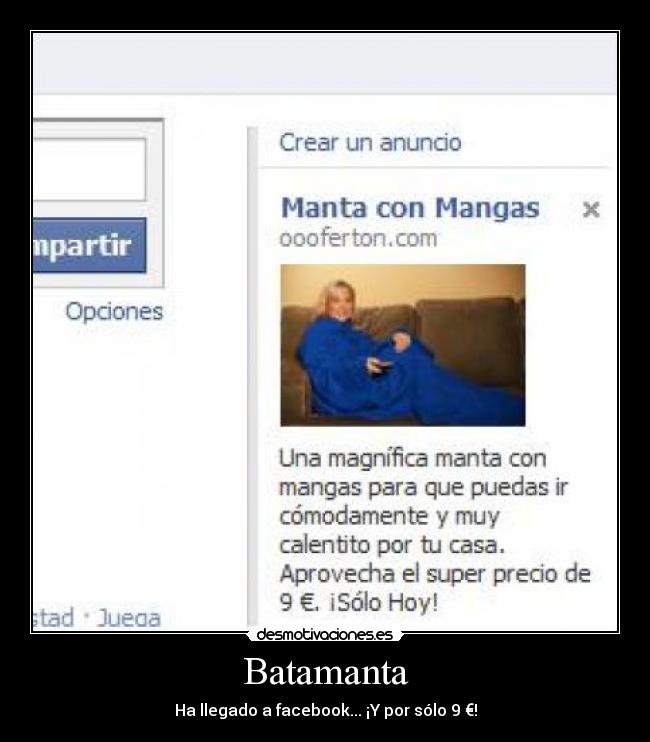 Batamanta - Ha llegado a facebook... ¡Y por sólo 9 €!