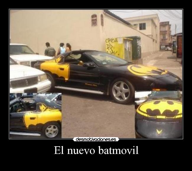 carteles nuevo batmovil desmotivaciones