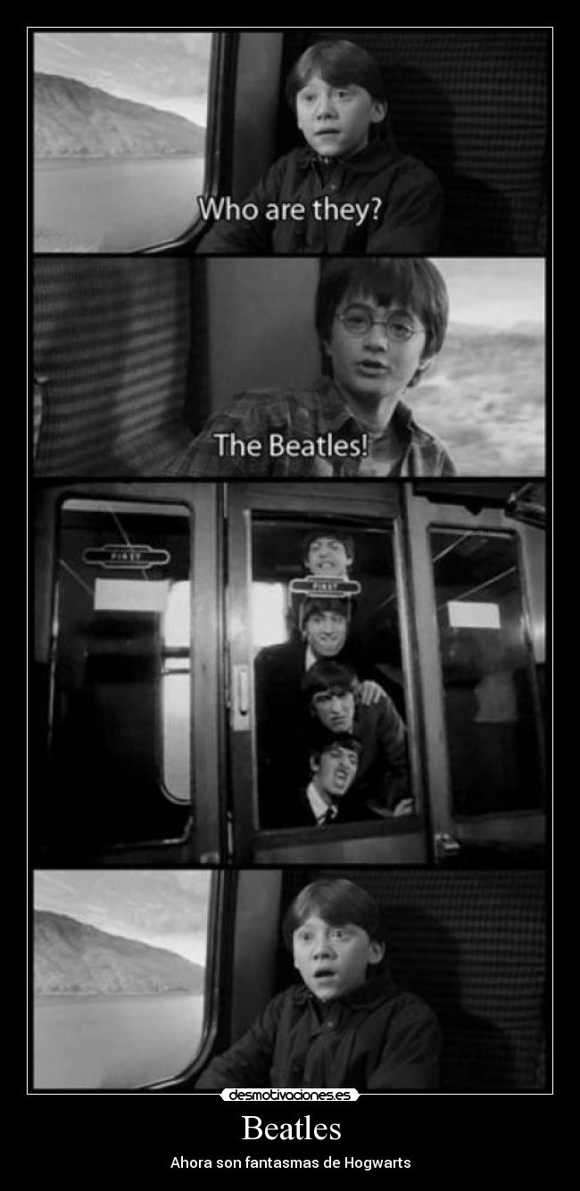 Beatles - Ahora son fantasmas de Hogwarts