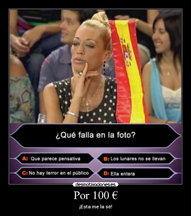 Por 100 € -