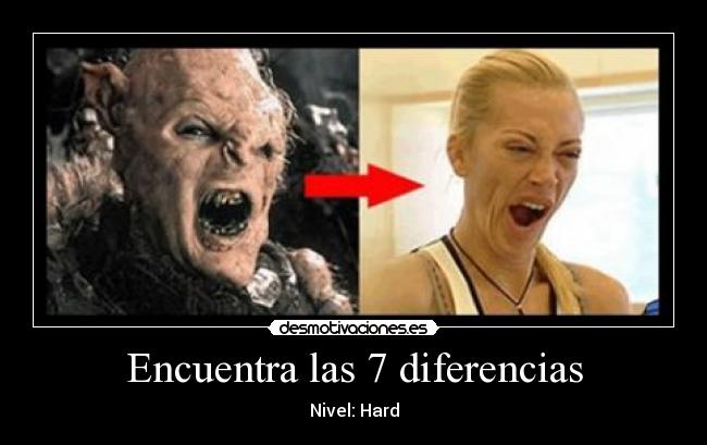 Encuentra las 7 diferencias - Nivel: Hard