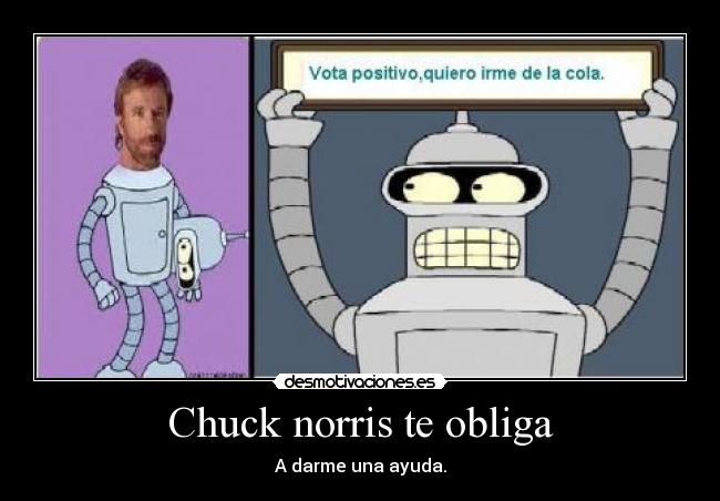 Chuck norris te obliga -
