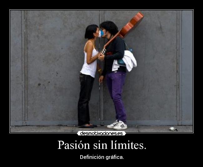 carteles guitarra beso chico chica pasion limite definicion luckylucifer desmotivaciones